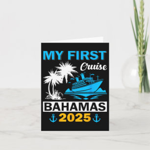 My First Cruise Bahamas 2025 Family Matching Vacat Card
