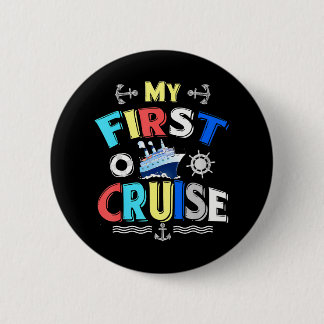 My First Cruise Girls and Boys Rookie Travelers 6 Cm Round Badge