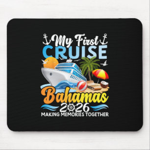 My First Cruise Hamas 2026 Cute First Time Cruise Mouse Mat