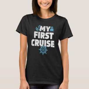My First Cruise Men, Women, Girls and Boys, anchor T-Shirt