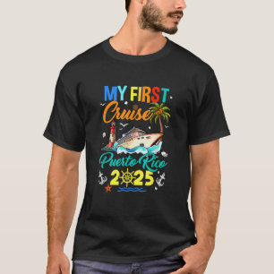 My First Cruise Puerto Rico 2025 Family Matching V T-Shirt