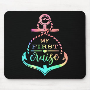 My First Cruise Rookie Travelers Vacation Matching Mouse Mat