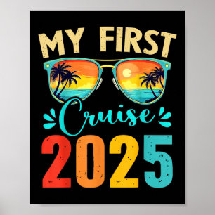 My First Cruise Squad 2025 Summer Vacation Matchin Poster