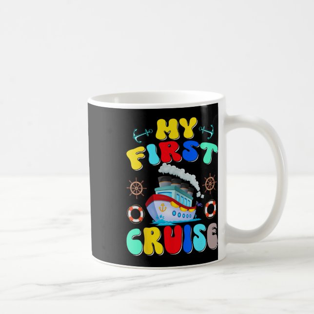 My First Cruise Trip 2025 Family Vacation Cruise S Coffee Mug (Right)