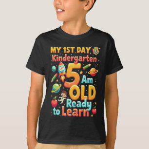 My First Day of Kindergarten 1st Day of School T-Shirt