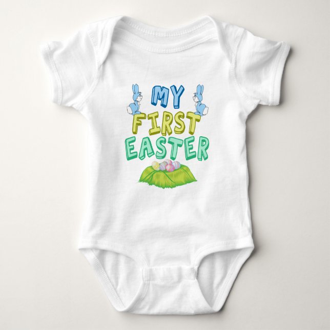 My First Easter Baby Bodysuit (Front)