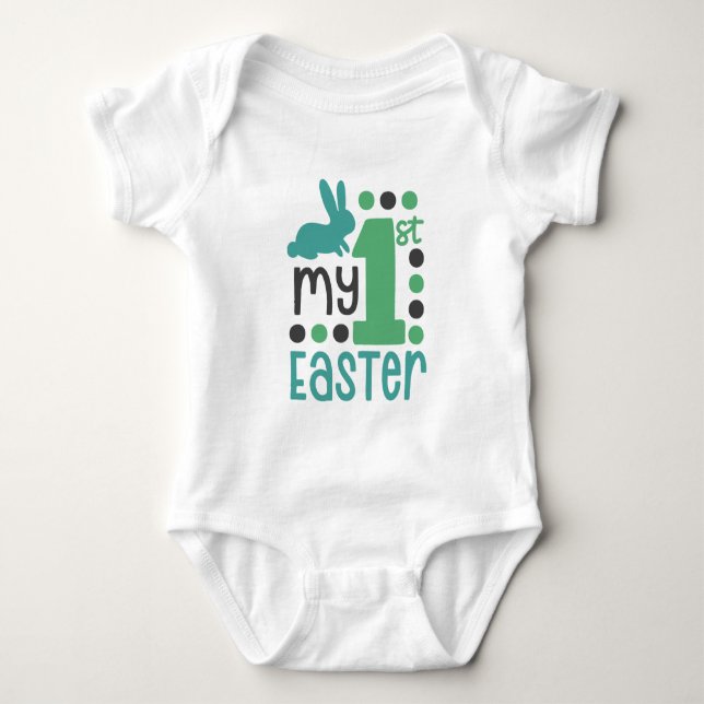 My First Easter Baby Bodysuit (Front)