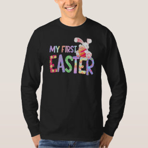 My First Easter Boys Girls Kids Cute Bunny Easter T-Shirt