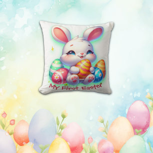 My First Easter for Girls   Cushion