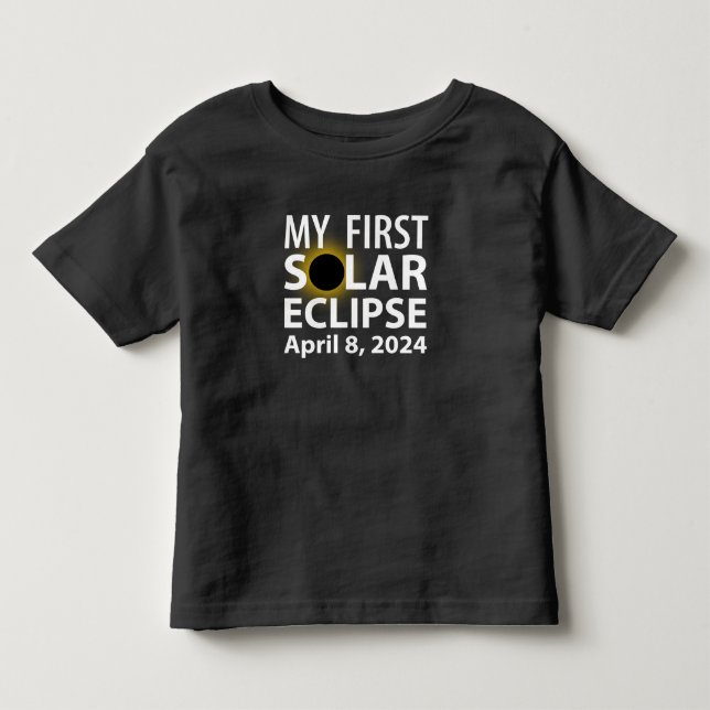 My First Eclipse Toddler T-Shirt (Front)
