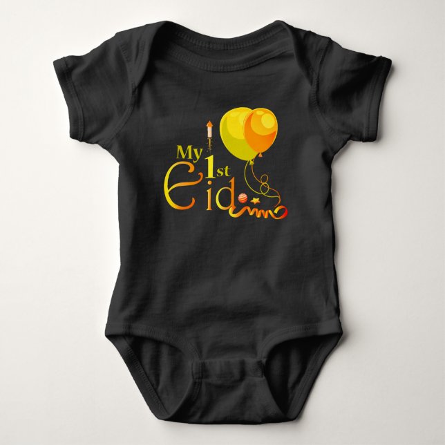 My first Eid Baby Bodysuit (Front)