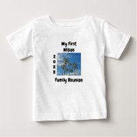 My First Family Reunion Palm Tree Beach Keepsake