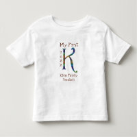 My First Family Vacation Tiled Letter K Monogram