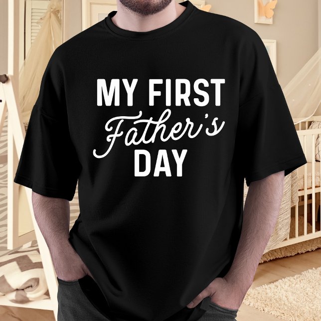 My First Father's Day New Dad Gift T-Shirt (Creator Uploaded)