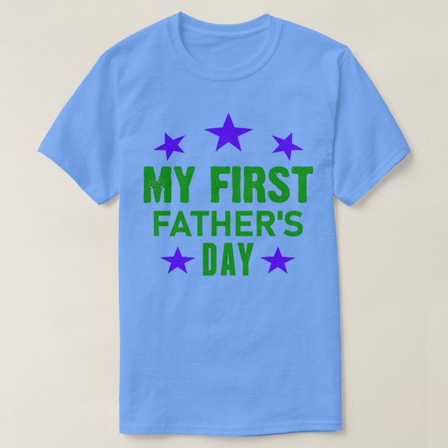 My First Fathers Day Triblend T-Shirt (Design Front)