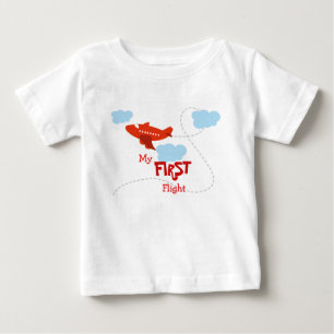 My First Flight Baby T-Shirt