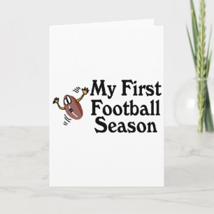My First Football Season Card