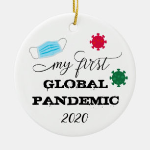 My First Global Pandemic 2020 Ceramic Tree Decoration