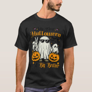 My First Halloween As A Big Brother Ghost Pumpkin T-Shirt