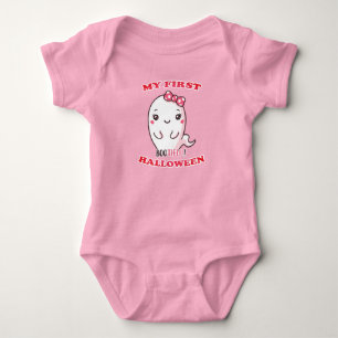 My First Halloween, Bootiful Cute Baby Girl 2023 Bodysuit