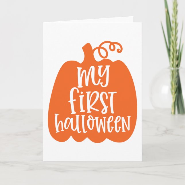 My First Halloween Card (Front)