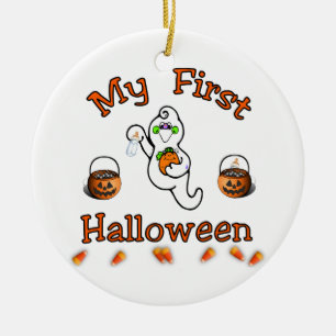 My First Halloween Ceramic Tree Decoration