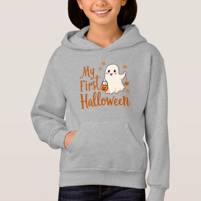 My First Halloween - Cute Ghost Design Kids (Front)
