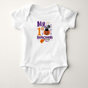 My First Halloween Cute Pumpkin Funny Baby Bodysuit