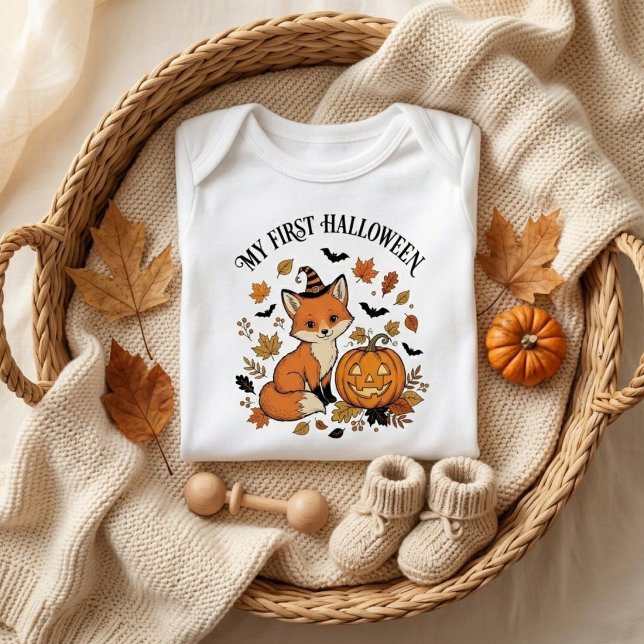 My First Halloween Orange Baby Bodysuit (Creator Uploaded)