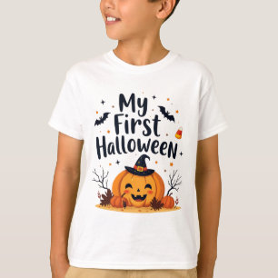 My First Halloween Pumpkin Design Kids T-Shirt