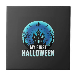 My First Halloween Spooky Haunted House Design_1 Tile