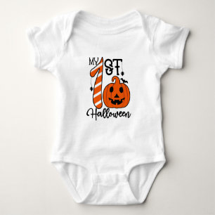 My First Halloween Trick or Treat costume Baby Bodysuit