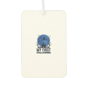 My First Halloween Vintage Engraving Kids Design_1 Car Air Freshener