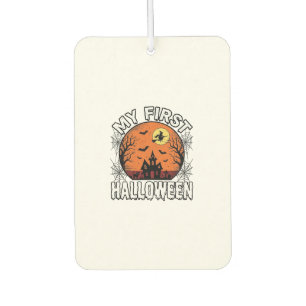 My First Halloween Vintage Toddler Shirt Design_1 Car Air Freshener