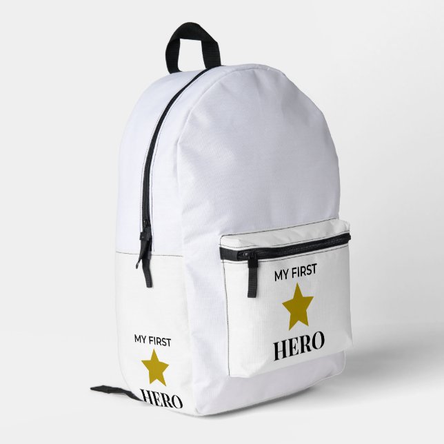 My First Hero Backpack – Meaningful Family Gift  (Back Corner Left)