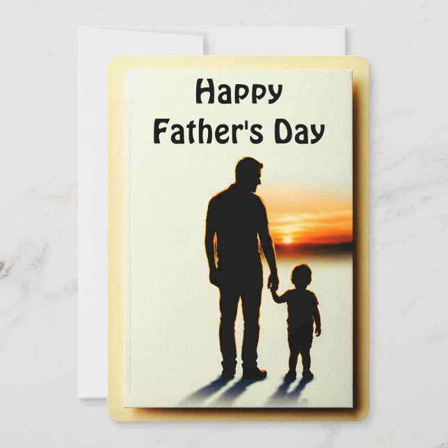 My First Hero – Father’s Day Card (Front)