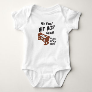My First HIP HOP Shirt! Party at My Crib! Baby Bodysuit