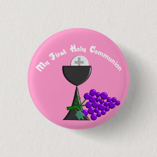 My First Holy Communion 3 Cm Round Badge