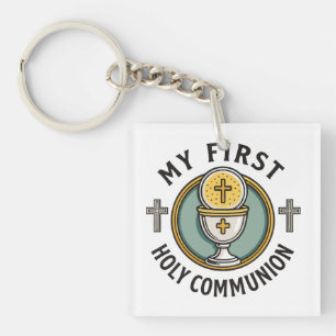 My First Holy Communion Eucharist 1st Christian  Key Ring