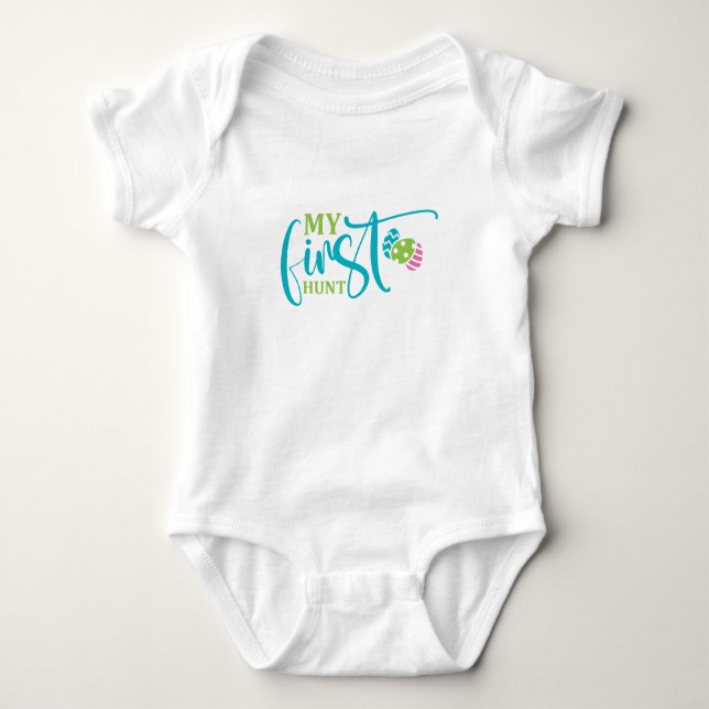 My First Hunt - Easter Baby Bodysuit (Front)