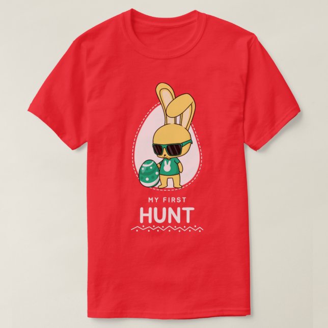 My First Hunt Happy Easter T-Shirt (Design Front)