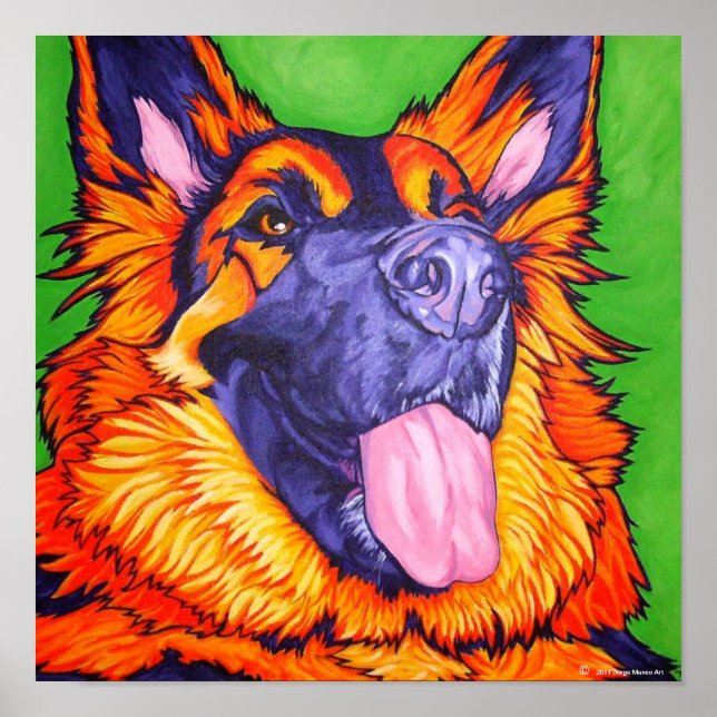 My First King Shepherd Painting Poster (Front)