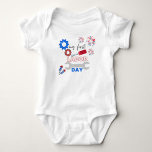 My First Labour Day Baby Bodysuit