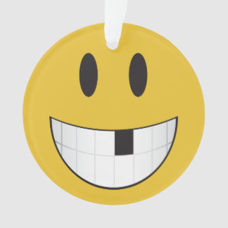 my first loose tooth emoji ornament