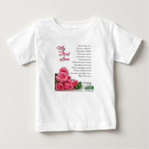 My First Love Poetry Art By Stanley Mathis Baby T-Shirt