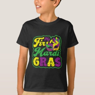 My First Mardi Gras Mardi Gras Party Funny Holiday T-Shirt