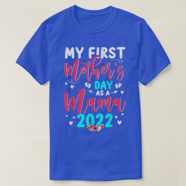My First Mother's Day As A Mama 2022 Pregnancy Ann T-Shirt (Design Front)