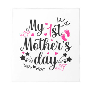 My First Mother's Day As A Mummy 2 Notepad