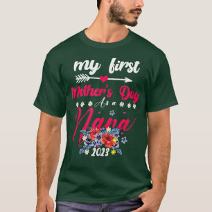 My first mothers day as a Nana 2023 Promoted to Mo T-Shirt