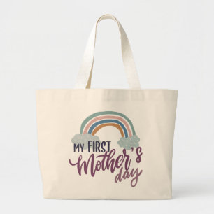 My First Mother's Day Large Tote Bag